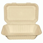 BOÎTE 1 COMPARTIMENT BIONIC 1 L 16.5X22.5X6.4 CM CELLULOSE NATUREL (VENDU PAR 200)
