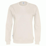 COTTOVER SWEATSHIRT COL ROND HOMME - CERTIFIÉ GOTS ECRU - TAILLE XS