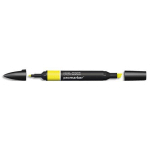 FEUTRE DOUBLE POINTE PROMARKER, WINSOR & NEWTON - UNE POINTE FINE ET UNE POINTE LARGE - COULEUR JAUNE