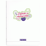 LOT DE 5 - CAHIER DE RECHERCHE PIQUÉ 8000 POLYPRO 24X32 CM 192 PAGES UNI 70 G - INCOLORE
