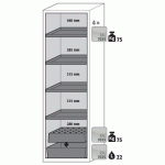 ARMOIRE SÉCURITÉ S-CLASSIC-90 S90.196.060 JAUNE