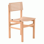 CHAISE EOLE 4 PIEDS - HÊTRE BOULEAU - HÊTRE NATUREL - SUNSET CREATION