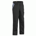 PANTALON DE TRAVAIL INDUSTRIE NOIR/GRIS TAILLE 44L - BLAKLADER