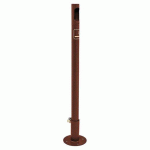 POTELET CIGARETTE FOURREAU PLATINE - GALVA ASPECT CORTEN - PROCITY