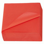 SERVIETTE DE TABLE EN OUATE ROYAL NON TISSÉ 40 X 40 CM - PAQUET DE 50 - ROUGE