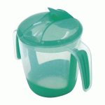 TASSES À ANSES ET BEC REPLIABLE 22 CL - POLYP. - VERT - PLASTOREX