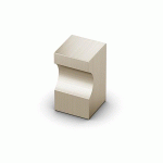 BOUTON DE MEUBLE CARRÉ ARATTI - FINITION INOX BROSSÉ - PAR 4 HETTICH