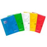 CAHIER OXFORD EASYBOOK 17X22CM GRANDS CARREAUX SEYÈS 96 PAGES AGRAFÉES COUVERTURE POLYPRO BLEU - LOT DE 10
