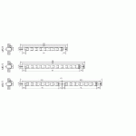 GRILLE GLISSIÈRE 375X22MM ALU - RENSON - 10442