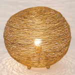 HOLLÄNDER LAMPE À POSER CAMPANO DORÉ, 40 CM DE DIAMÈTRE