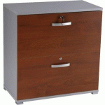 LE MEUBLE BAS CCE LIGNE PRESTON 2 TIROIRS POUR DOSSIERS SUSPENDUS HÊTRE