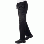 PANTALON CHEF CUISINIER 4XL NOIR