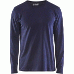 T-SHIRT MANCHES LONGUES MARINE TAILLE XL - 350010428800XL - BLAKLADER
