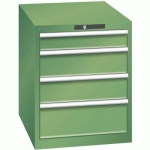 ARMOIRE VERT 564X725X700 AVEC 4 TIR. 75KG _ 14.350.030 - LISTA