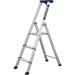 ESCABEAU 3 MARCHES PROFESSIONNEL EN ALUMINIUM - PRO 54 DUARIB