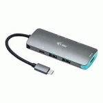 I-TEC USB-C METAL NANO DOCK 4K HDMI + POWER DELIVERY - STATION D'ACCUEIL - USB-C 3.1 - HDMI
