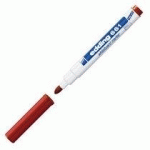 MARQUEUR EFFAÇABLE EDDING E661 POINTE OGIVE 1 À 2 MM ROUGE