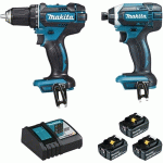 PACK 2 OUTILS LXT® 18V LI-ION 5 AH - DLX2127TJ1 MAKITA