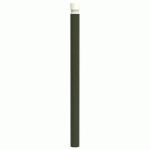 POTELET VITYL PMR TÊTE GORGES MÉT HTR 1.20M Ø90MM OLIVE 6003 - BUTON DESIGN