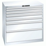 ARMOIRE 7 TIROIRS 1023X725X1000MM-CHARGE 75KG-BLANC - LISTA