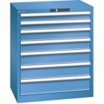 ARMOIRE BLEU CAP. 717X572X850 AVEC 7 TIR. 75KG _ 78.572.040 - LISTA