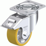 BLICKLE - ROULETTE PIVOTANTE À FREIN Ø 125MM BANDAGE POLYURÉTHANE PU 750KG - LH-ALTH 127K-FI