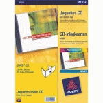 ETIQUETTES CD / DVD AVERY J8676 - IMPRESSION JET D'ENCRE - DIAMETRE 117 MM - BOÎTE DE 50