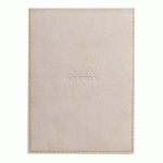 RHODIARAMA PORTE-BLOC AVEC PORTE-CRAYON + BLOC N°13 PETITS CARREAUX 5X5 - BEIGE - LOT DE 3