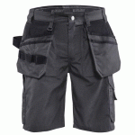 SHORT ARTISAN ÉTÉ GRIS FONCÉ/NOIR TAILLE 44 - BLAKLADER