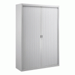 ARMOIRE HAUTE À RIDEAUX DÉMONTABLES LARGEURS SPÉCIFIQUES 200 X 140 CM GRIS / RIDEAUX GRIS