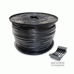 E3/28976 BOBINE CÂBLE ACRYLIQUE 1KW 3X1,5MM NOIR 200MTS (BOBINE GRANDE Ø400X200MM)