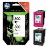 HP COMBO PACK 300 JET D'ENCRE NOIR ET COULEUR CN637EE