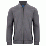 PROJOB 2129 SWEATSHIRT PRIO BICOLORE FULL ZIP GRIS - TAILLE XXXXL