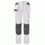 PROJOB 5530 PANTALON 100% COTON BLANC - TAILLE 54