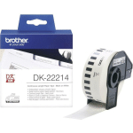 BROTHER DK-22214 ROULEAU DÉTIQUETTES 12 MM X 30.48 M PAPIER BLANC 1 PC(S) FIXATION PERMANENTE DK22214 ETIQUETTE UNIVERS - BLANC