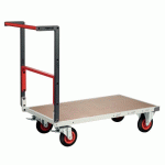 CHARIOT À DOSSIER RABATTABLE FLATPACK™ - PLATEAU 1000X600 MM - 400KG FIMM