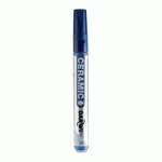 LOT DE 6 - DARWI MARQUEUR PEINTURE SUR CÉRAMIQUE À FROID POINTE CONIQUE FINE 2MM - BLEU FONCÉ