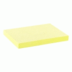 LOT DE 12 - NOTES REPOSITIONNABLES JAUNE CLASSIQUE POST-IT 76 X 102 MM - BLOC DE 100 FEUILLES