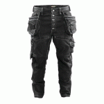 PANTALON DE TRAVAIL X1900 ARTISAN CORDURA® DENIM STRETCH TAILLE 56 - BLAKLADER