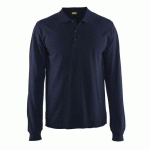 POLO MANCHES LONGUES MARINE TAILLE XS - BLAKLADER