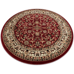 TAPIS ROYAL ADR CERCLE MODÈLE 1745 BORDEAUX RED CERCLE 150 CM