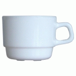 TASSE ET SOUS-TASSE ARCOROC RESTAURANT UNI, 19 CL