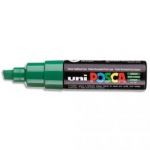 UNIBALL MARQUEUR PEINTURE ENCRE VERRT FONCÉ À PIGMENTATION ET BASE EAU POINTE LARGE BISEAU UNI POSCA