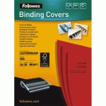 COUVERTURE POUR RELIURE DELTA, GRAIN CUIR, ROUGE - LOT DE 3