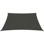 VOILE D'OMBRAGE 160 G/M² ANTHRACITE 4X4 M PEHD - ANTHRACITE