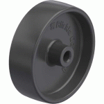 LOT DE 2 - BLICKLE - ROUE Ø 75MM BANDAGE POLYAMIDE PA 6.6 100KG - POA 75/8G
