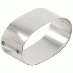 LOT DE 4 NONNETTES INOX OVALES 7X4X3 CM