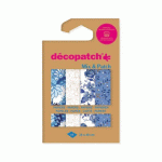 LOT DE 6 - MIX & PATCH - NUANCES DE BLEU - ASSORTIMENT