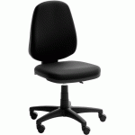 SIÈGE DE BUREAU BAS EN TISSU AUTO-AJUSTABLE OPEN - NOIR - QUADRIFOGLIO