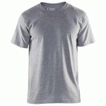 T-SHIRTS PACK X10 GRIS TAILLE 4XL - BLAKLADER